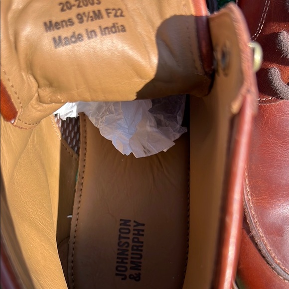 Johnston & Murphy Brown Leather Boots Lace-up Design